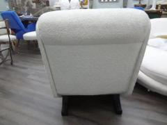 Osvaldo Borsani Pair of Italian Modern Sculptural Lounge Chairs Inspired By Paolo Buffa - 3649993