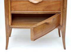 Osvaldo Borsani Pair of Mahogany Nightstands by Osvaldo Borsani 1950 Italy - 3824737