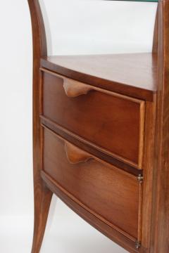 Osvaldo Borsani Pair of Mahogany Nightstands by Osvaldo Borsani 1950 Italy - 3824747