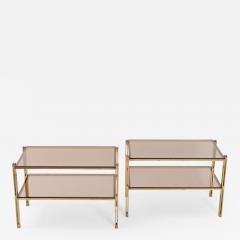 Osvaldo Borsani Pair of Osvaldo Borsani Brass Coffee Tables c 1958 - 1090910