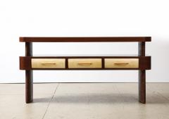 Osvaldo Borsani Rare 3 Drawer Console Table by Osvaldo Borsani for ABV - 4525199
