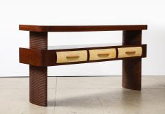 Osvaldo Borsani Rare 3 Drawer Console Table by Osvaldo Borsani for ABV - 4525205