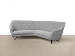 Osvaldo Borsani Rare Curved Sofa by Osvaldo Borsani for Tecno - 3535793