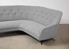 Osvaldo Borsani Rare Curved Sofa by Osvaldo Borsani for Tecno - 3535795