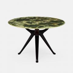 Osvaldo Borsani Rare Onyx and Mahogany Dining or Center Table Model 7969 - 4197003
