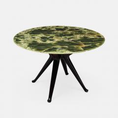 Osvaldo Borsani Rare Onyx and Mahogany Dining or Center Table Model 7969 - 4197004