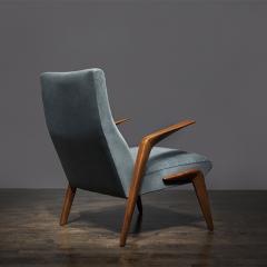 Osvaldo Borsani Rare Straight Leg P71 lounge chair Osvaldo Borsani - 4164147