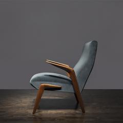 Osvaldo Borsani Rare Straight Leg P71 lounge chair Osvaldo Borsani - 4164148