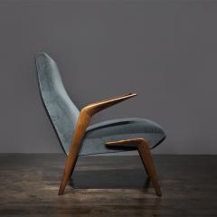 Osvaldo Borsani Rare Straight Leg P71 lounge chair Osvaldo Borsani - 4164149