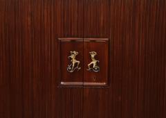 Osvaldo Borsani Rare Two door Cabinet or Sideboard by Osvaldo Borsani and Lucio Fontana for AVB - 4131878