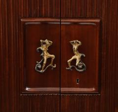 Osvaldo Borsani Rare Two door Cabinet or Sideboard by Osvaldo Borsani and Lucio Fontana for AVB - 4131884