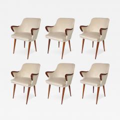 Osvaldo Borsani Set Six P38 Dining Chairs by Osvaldo Borsani - 3263141