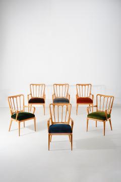 Osvaldo Borsani Set of 6 Model 6086 Armchairs - 4777284