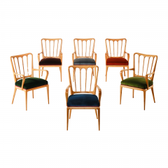Osvaldo Borsani Set of 6 Model 6086 Armchairs - 4792813