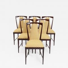 Osvaldo Borsani Set of 8 Osvaldo Borsani Dining Chairs c 1950 - 1103101