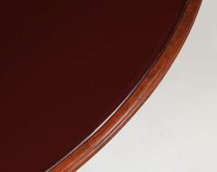 Osvaldo Borsani Walnut Glass Brass Dining or Center Table Model 6521 by Osvaldo Borsani - 4803991