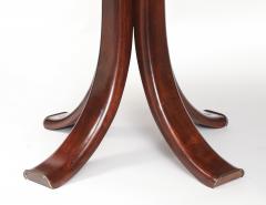 Osvaldo Borsani Walnut Glass Brass Dining or Center Table Model 6521 by Osvaldo Borsani - 4803992