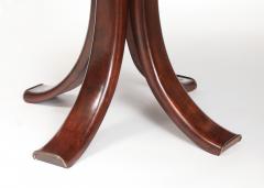 Osvaldo Borsani Walnut Glass Brass Dining or Center Table Model 6521 by Osvaldo Borsani - 4803994