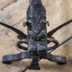 Osvaldo Borsani Wingers in metal with a dragon head shape attr Osvaldo Borsani - 3020521