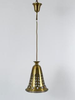 Oswald Haerdtl Elegant Mid Century Pendant Lamp by Oswald Haerdtl for Lobmeyr Austria 1950s - 4712879