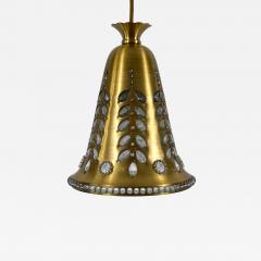 Oswald Haerdtl Elegant Mid Century Pendant Lamp by Oswald Haerdtl for Lobmeyr Austria 1950s - 4714624