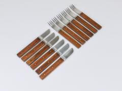 Oswald Haerdtl Oswald Haerdtl Amboss 12 Pcs Breakfast Cutlery Flatware Set Austria 1958 - 4819182