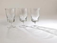 Oswald Haerdtl Oswald Haerdtl Set of Six Mid Century Crystal Wine Glasses Austria 1950s - 4057918