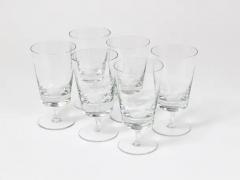 Oswald Haerdtl Oswald Haerdtl Set of Six Mid Century Crystal Wine Glasses Austria 1950s - 4058005