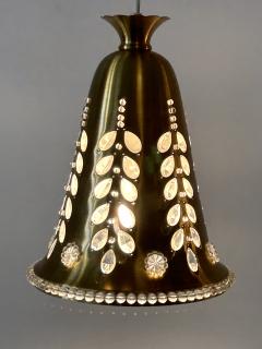 Oswald Haerdtl Set of Two Elegant Mid Century Pendant Lamps by Oswald Haerdtl for Lobmeyr 1950s - 4439247