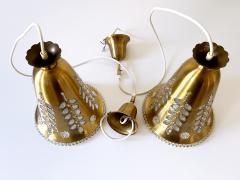 Oswald Haerdtl Set of Two Elegant Mid Century Pendant Lamps by Oswald Haerdtl for Lobmeyr 1950s - 4439253