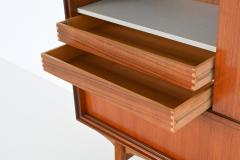 Oswald Vermaercke model Paola bar cabinet in teak V Form Belgium 1959 - 3732739