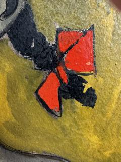 Oswaldo Guayasamin Cabeza de Nina Negra Signed Exhibited at the Museo Guayasam n - 4716184