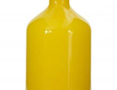 Otto Brauer Danish Mid Century Modern Holmegaard Yellow Glass Vase - 4195798