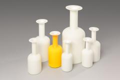 Otto Brauer Set of seven glass vases by Otto Brauer for Holmegaard Denmark 1962 - 3434217