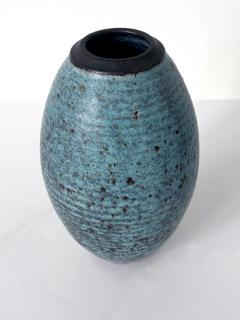 Otto Heino Ceramic Vase with Robin Egg Blue Glaze by Otto Heino - 3971759