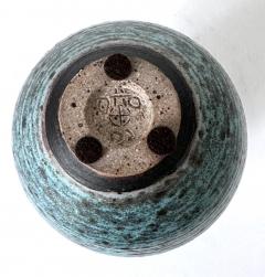 Otto Heino Ceramic Vase with Robin Egg Blue Glaze by Otto Heino - 3971762