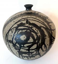 Otto Heino Large Ceramic Jar Vase with Striking Glaze by Vivika and Otto Heino - 3970895