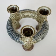 Otto Heino Vivika Otto Heino Studio Pottery Candle Holder - 1233876