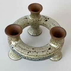 Otto Heino Vivika Otto Heino Studio Pottery Candle Holder - 1233882