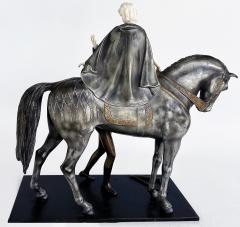 Otto Poertzel Otto Poertzel 1920s Bronze Bone Horse Sculpture The Minstrel The Maiden  - 4687228