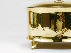 Otto Prutscher Otto Prutscher Art Nouveau Brass Box Bowl With Lid Melzer Neuhardt 1920s - 4068233