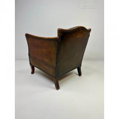 Otto Schulz 1930 s European Leather Lounge Chair - 4215014