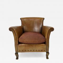Otto Schulz Early 20th Century European Leather Lounge Chair - 4217478