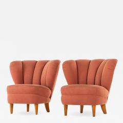 Otto Schulz Easy Chairs Produced in Sweden - 1935356