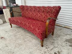 Otto Schulz Otto Schultz 66 5 Bentwood Arm Bowed Front Sofa - 4406916