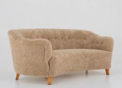 Otto Schulz Otto Schulz Attributed Scandinavian Mid Century Sofa in Sheepskin - 2226734