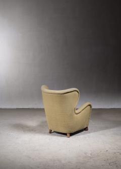 Otto Schulz Otto Schulz High Back Armchair for Boet Sweden 1930s - 2937754