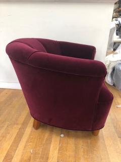 Otto Schulz Otto Schulz Velvet Club Chair - 981980