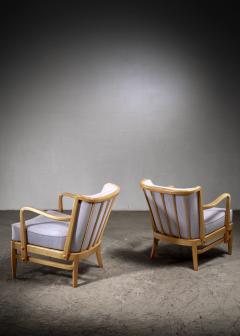 Otto Schulz Pair of Otto Schulz lounge chairs - 3808781