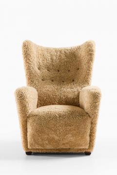 Otto Schulz Scandinavian Modern Easy Chair in Beech by Otto Schulz 1940s - 4699491